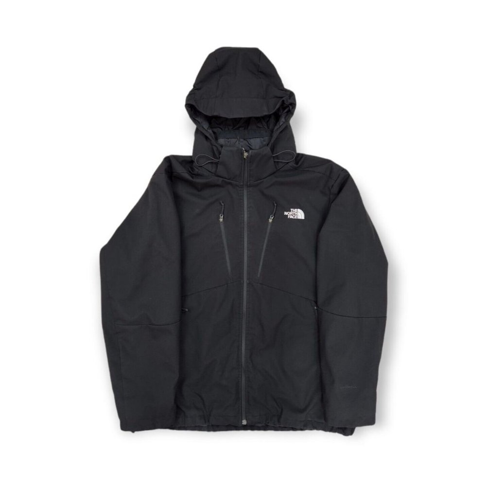 The North Face Windwall Puffer Primaloft Hooded Jacket Black Mens 2XL XXL